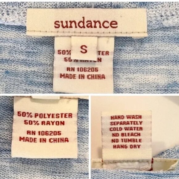 SUNDANCE Beautiful Dreamer Asymmetrical Hem Lightweight Tunic Sweater Size S - Picture 3 of 9